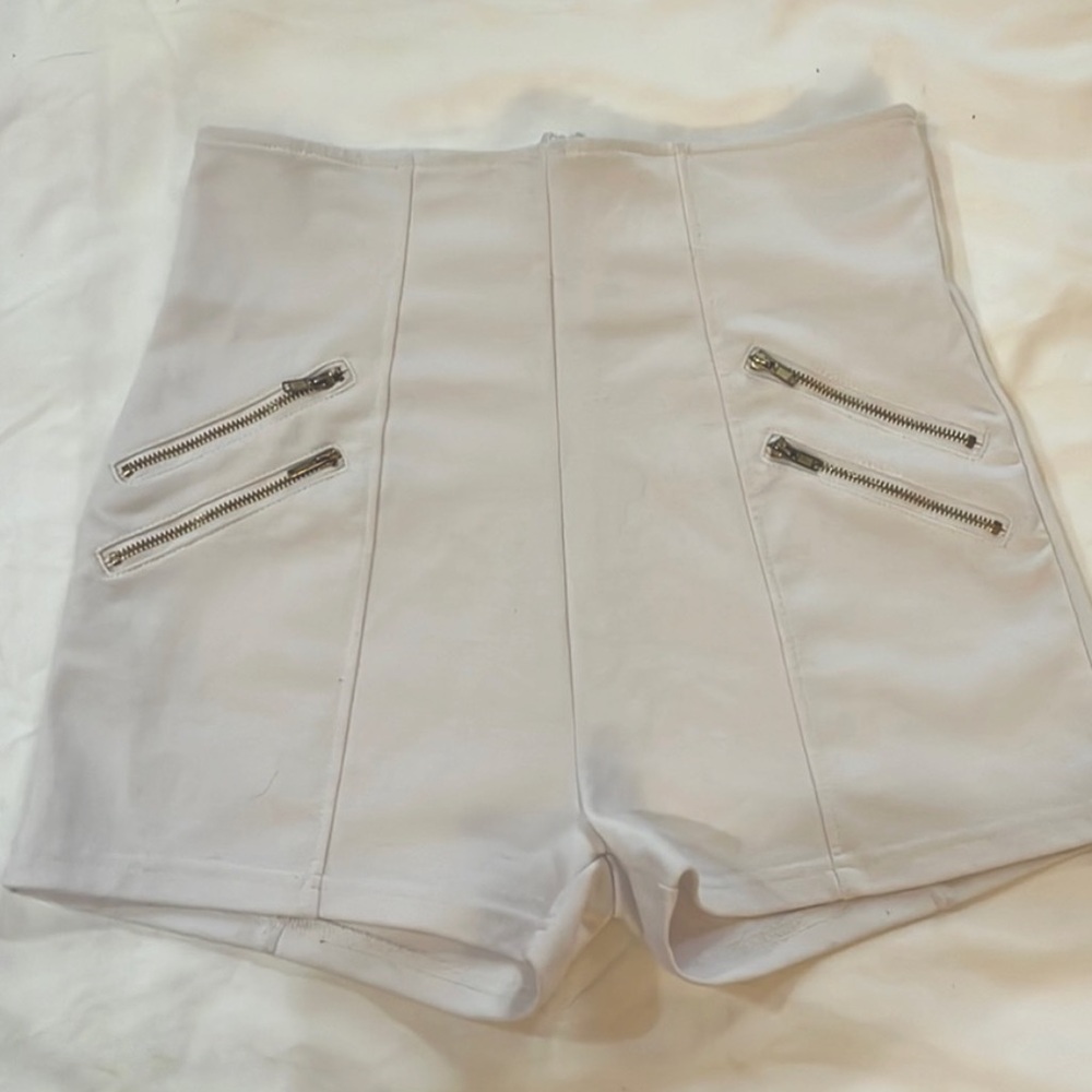 Connection 18 Lycra shorts with zippers
